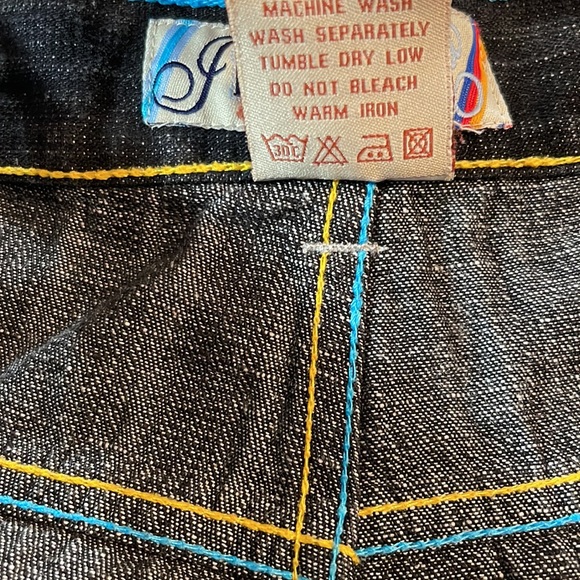 Indigo30 Dark Blue w/blue/yellow Pocket Stitching Size 40 - Picture 13 of 13